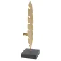 SCULTURA LIŚĆ Z PODSTAWKĄ NA ŚWIECĘ GLAM 10 10 34 cm MIN 2